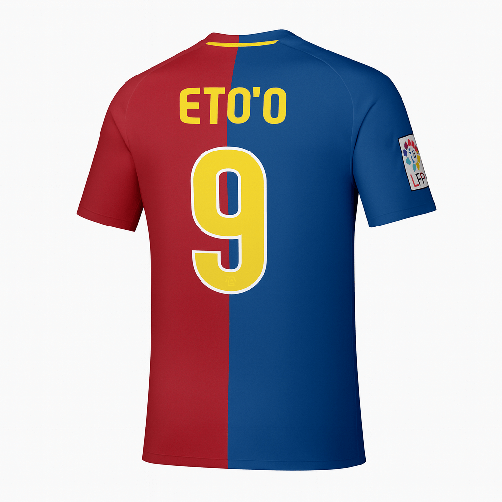 2008–09 Barcelona Home Eto'o #9