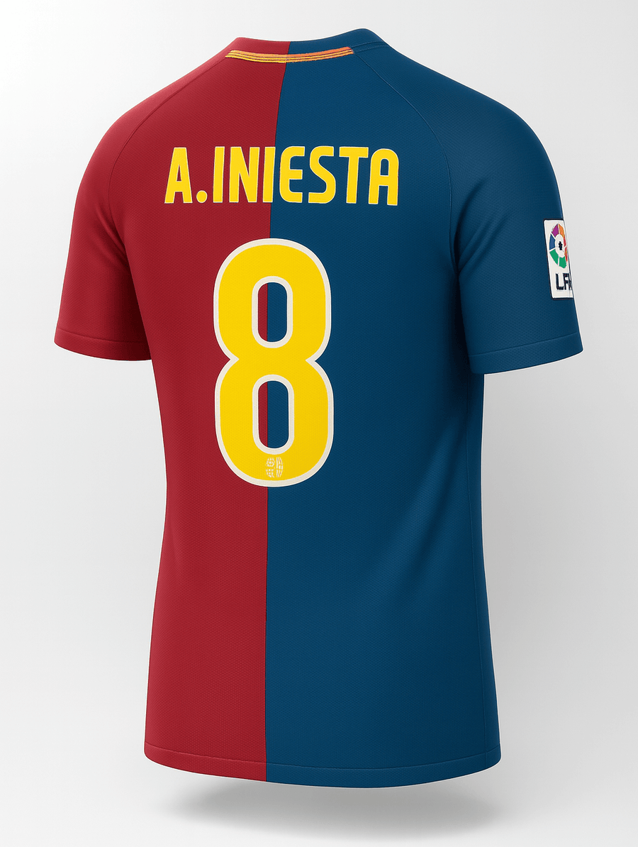 2008–09 Barcelona Home A. Iniesta #8