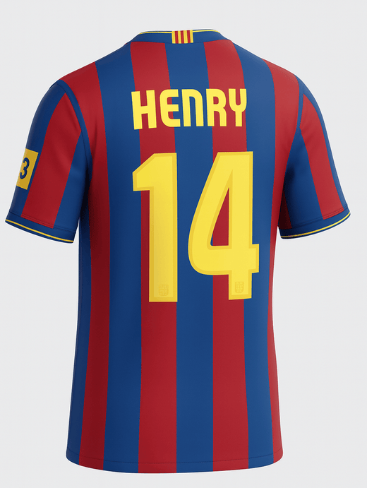 2009–10 Barcelona Home Henry #14