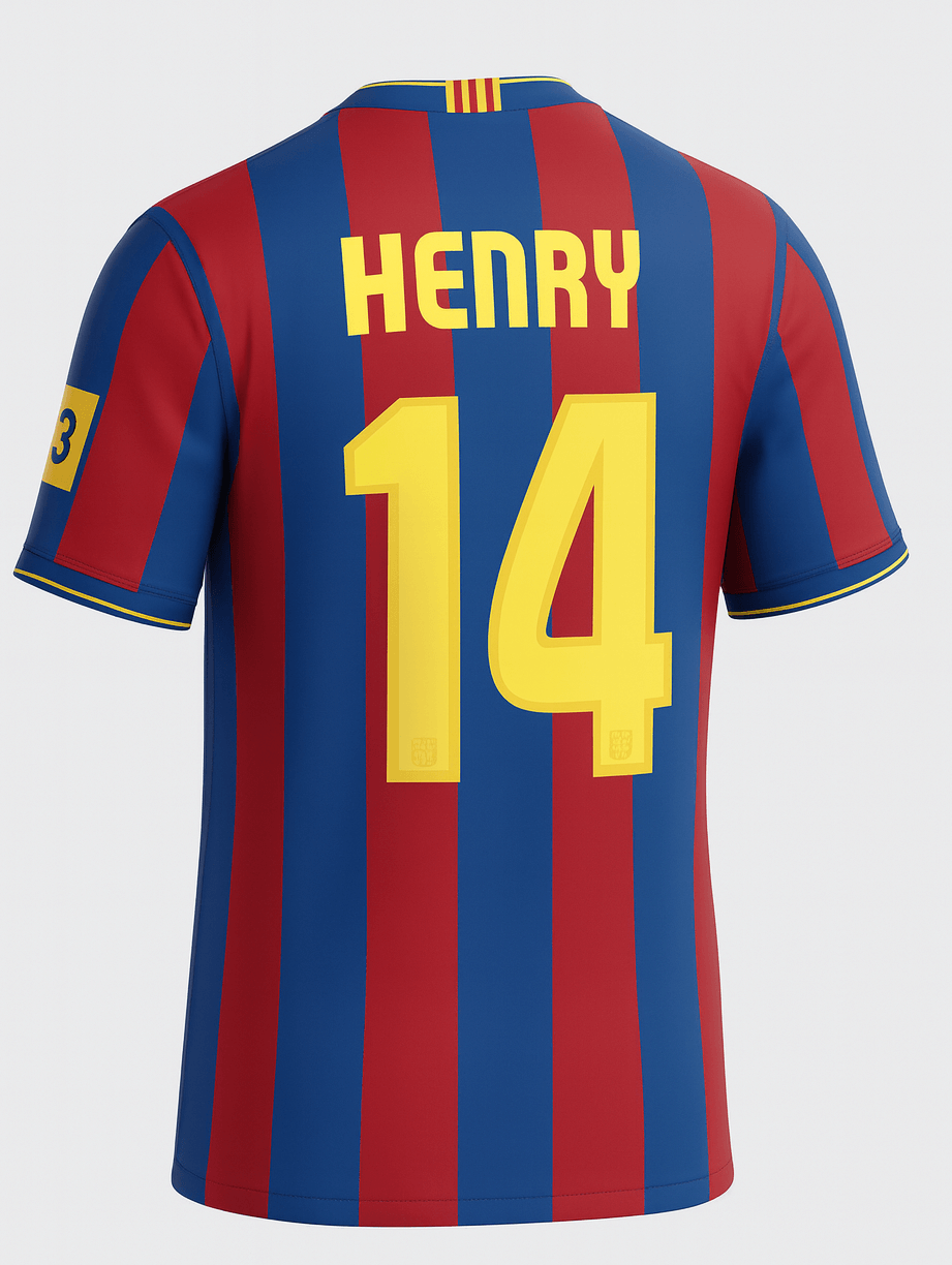 2009–10 Barcelona Home Henry #14