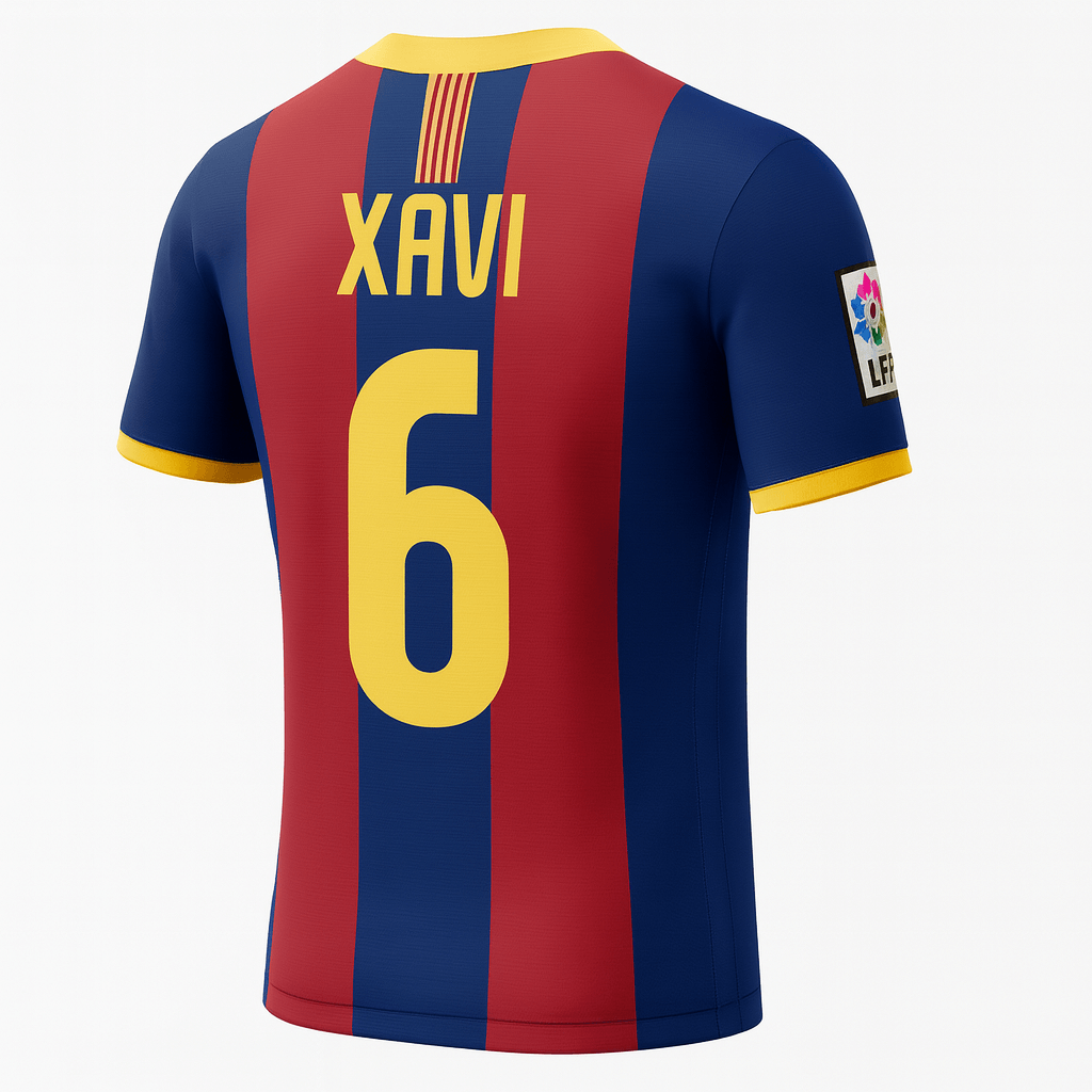 2010–11 Barcelona Home Xavi #6