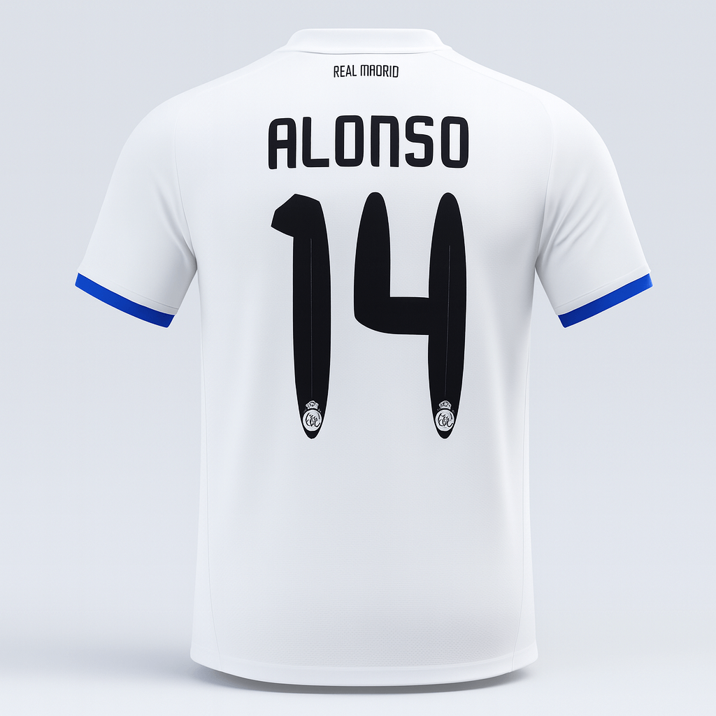 2010–11 Real Madrid Home Alonso #14