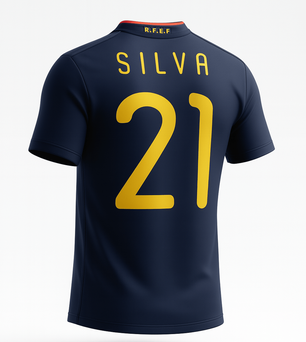 2010 Spain Away Silva #21