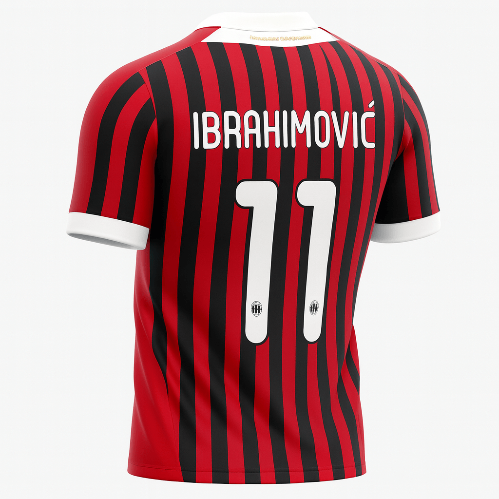 2011–12 AC Milan Home Ibrahimovic #11