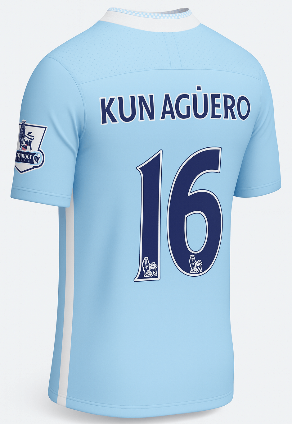 2011–12 Manchester City Home Kun Aguero #10