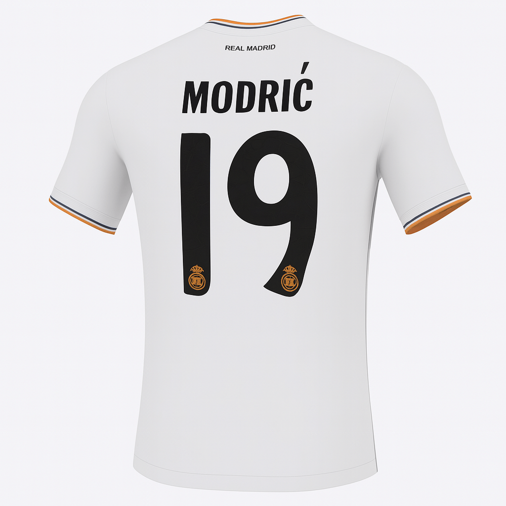 2013–14 Real Madrid Home Modric #19