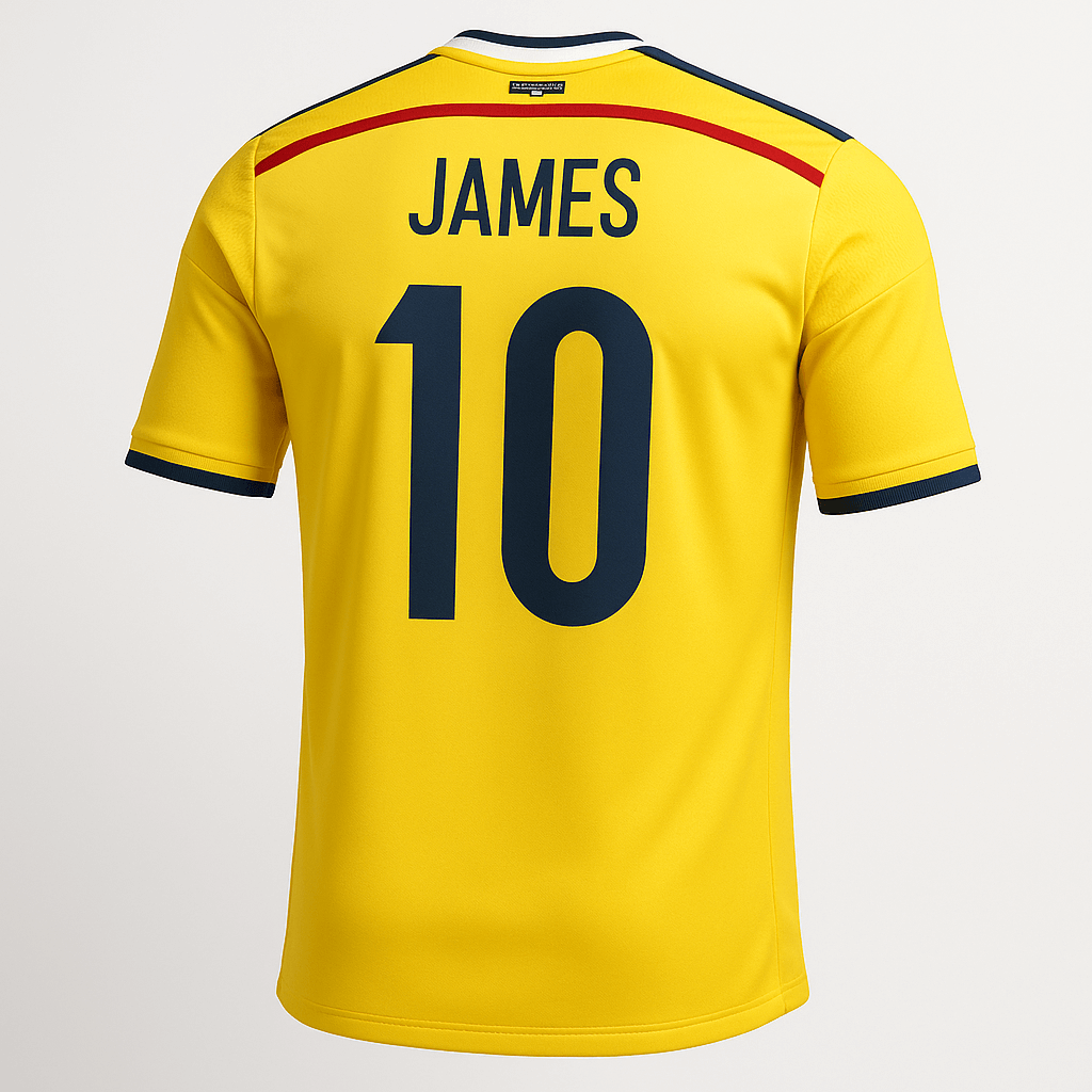 2014 Colombia Home James Rodríguez #10