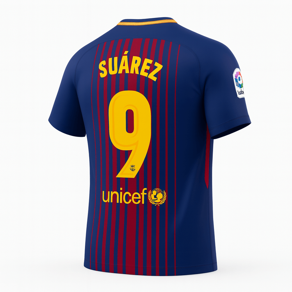 2018–19 Barcelona Home Suarez #9