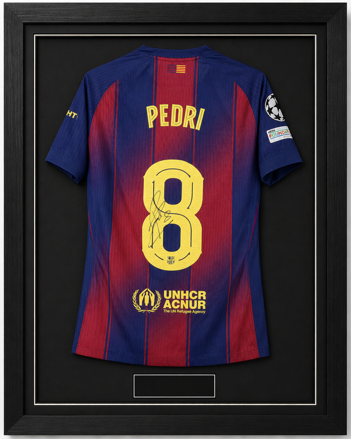 #8 PEDRI 2025-2026 Barcelona Signature Jersey