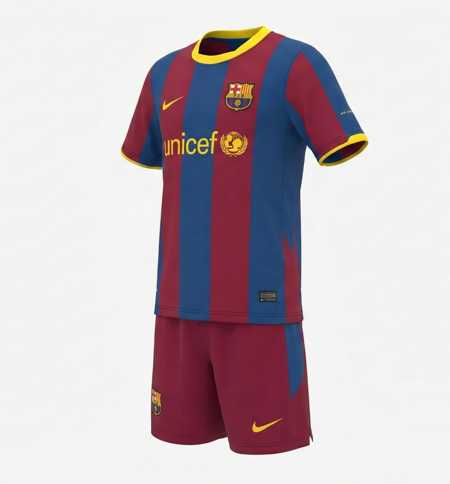 Barcelona Home 2010/2011 Kids Kit
