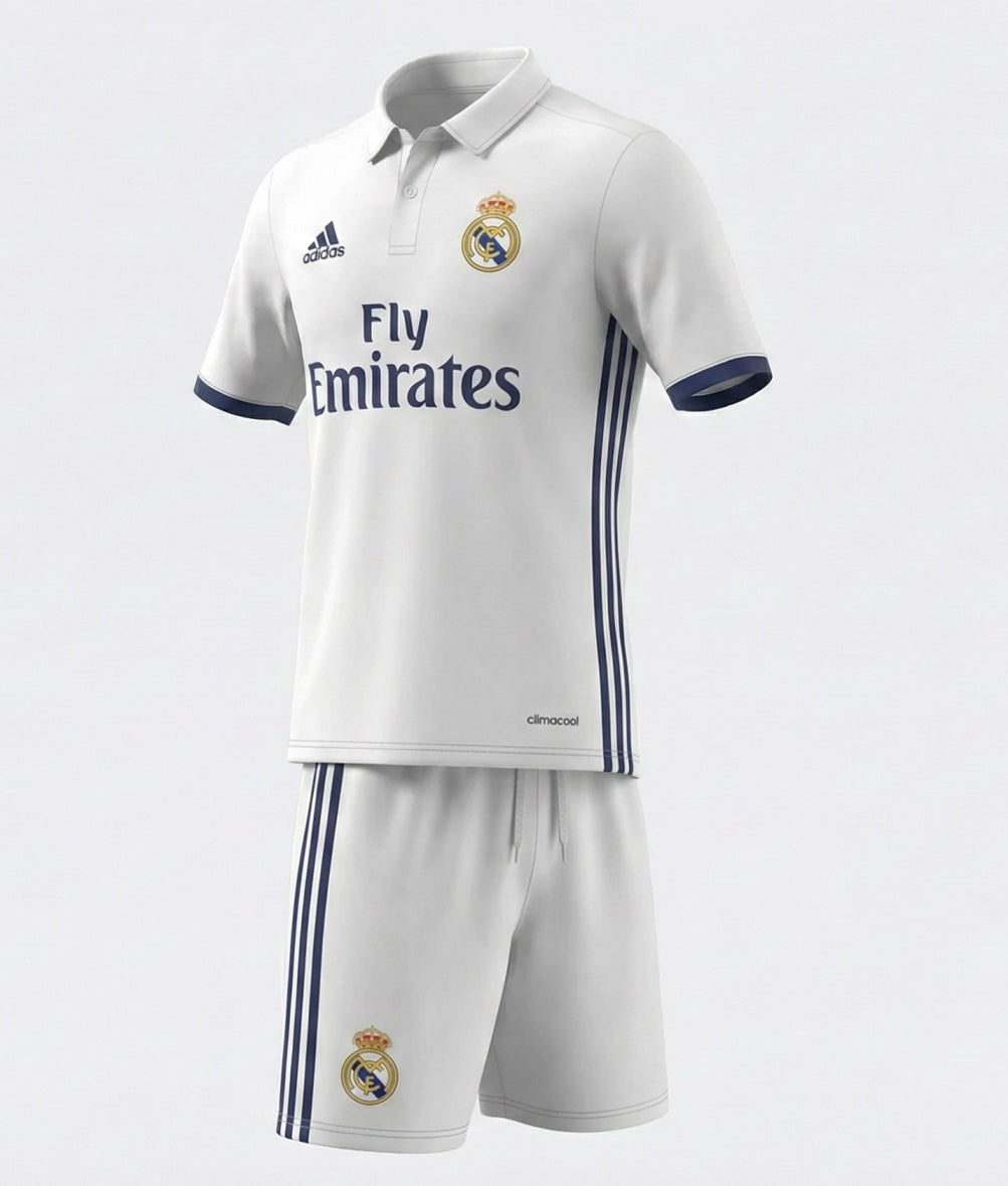 Real Madrid Home 2016/2017 Kids Kit