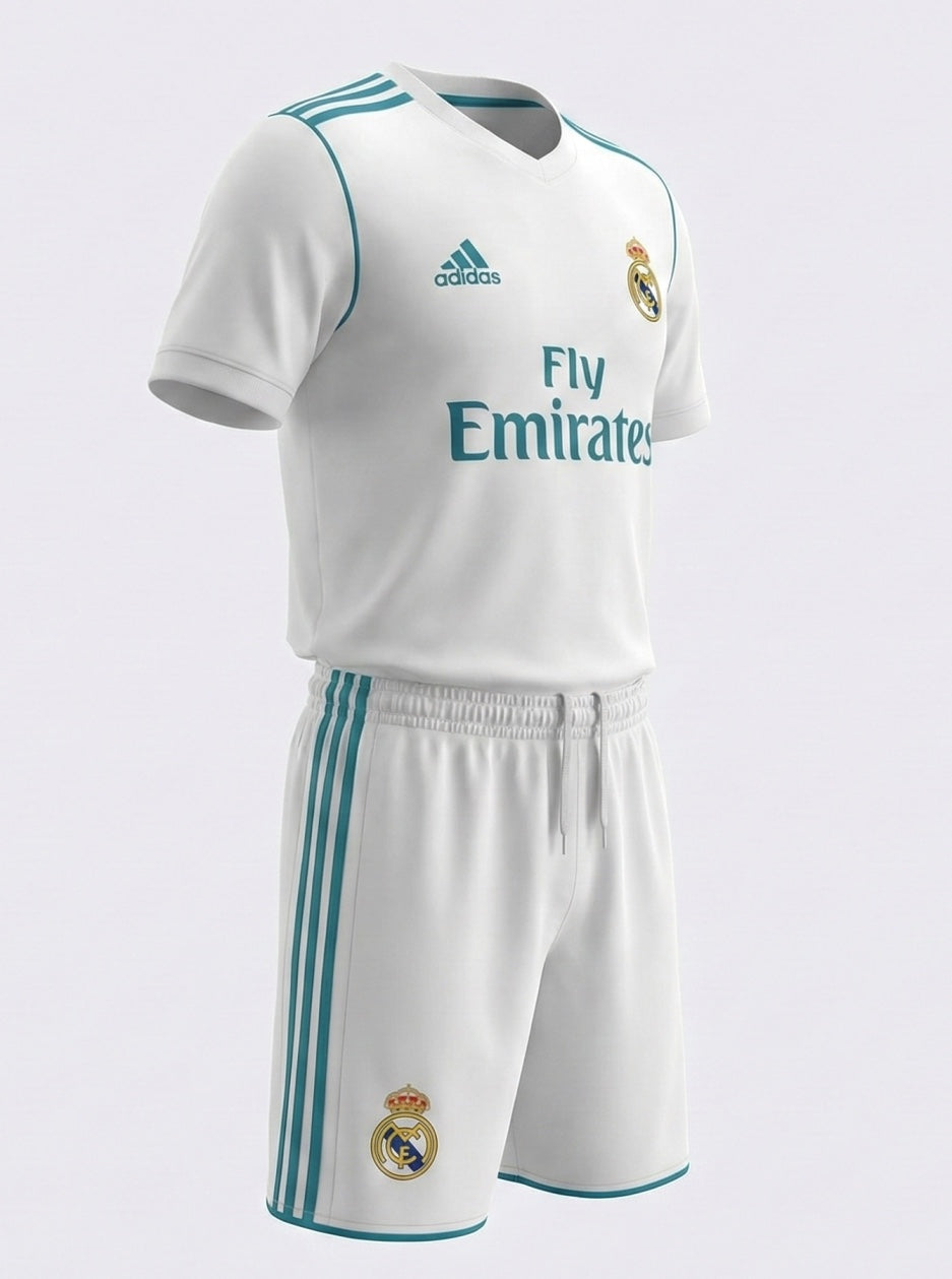 Real Madrid Home 2017/2018 Kids Kit